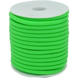 1 Roll Silicone Cord Rubber Hollow Cord 5mm for Bracelet Necklace Making with 3mm Hole 10m/roll