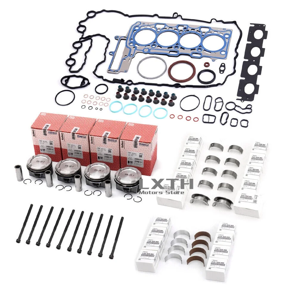 Overhaul Rebuild Pistons Gasket Kit 10.2 A11258638450 A11259468869 A11258618503 For BMW 330i F30 G30 Mini JCW B48 2.0