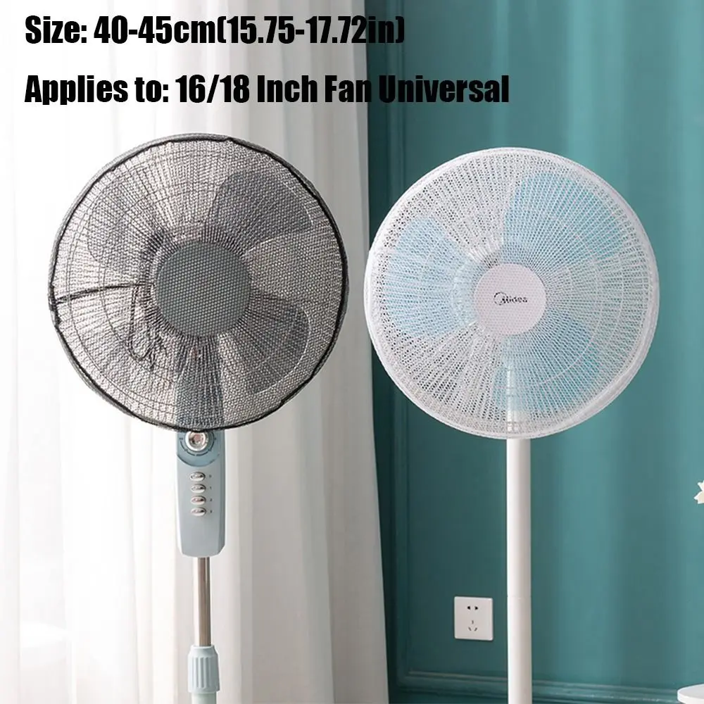 Coperture di protezione per ventole universali da 16/18 pollici Bambino Bambino Anti-pizzico Rete elettrica Ventilatore rotondo Copertura per ventole elettriche Protezioni per le dita dei bambini