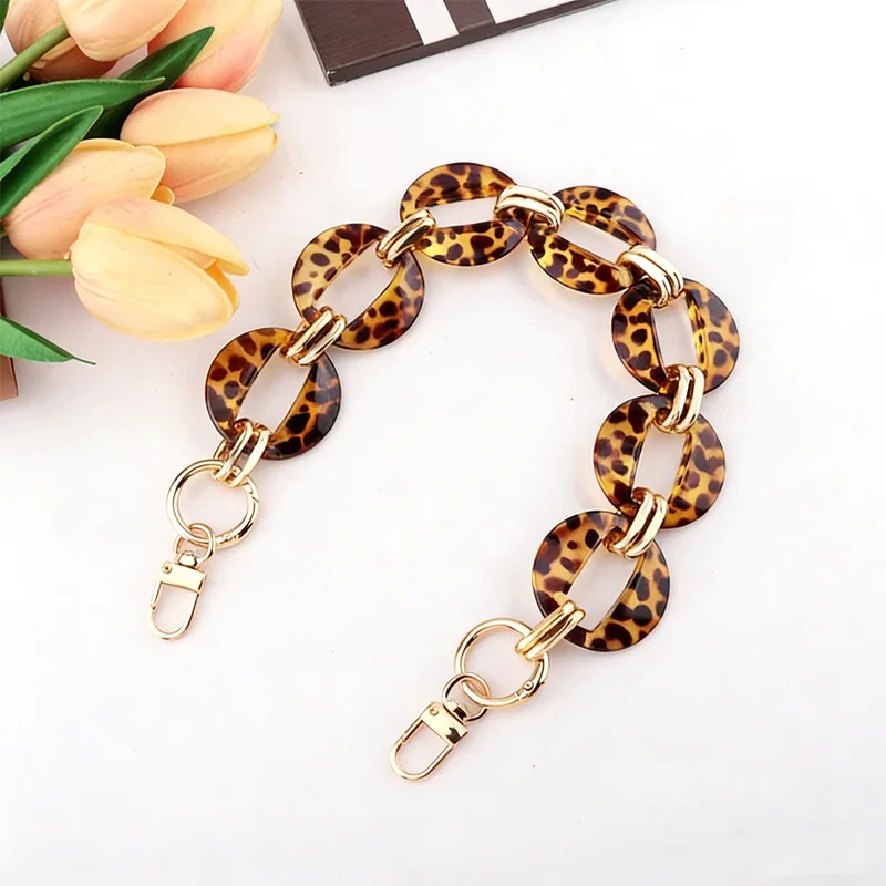 40/60/120cm Acrylic Handbag Chains DIY Shoulder Bag Strap Purse Hanging Handles Chains Bag Parts Accessories