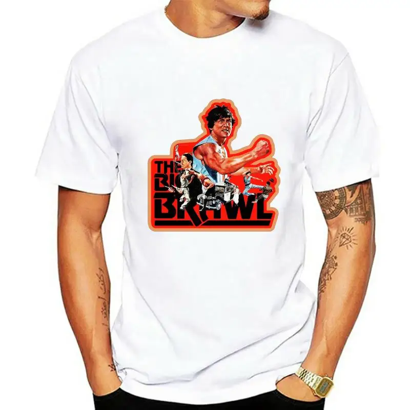 80 Jackie Chan Classic The Big Brawl Poster Art custom tee Any Size Any Color