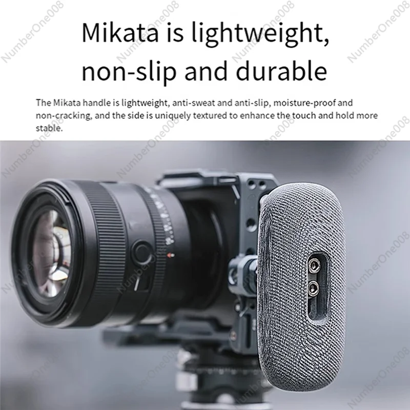 F22 Quick Release Side Hand Grip, Ergonomic Left/Right Handle for DSLR & Mirrorless Cameras, Soap Bar Style Mount