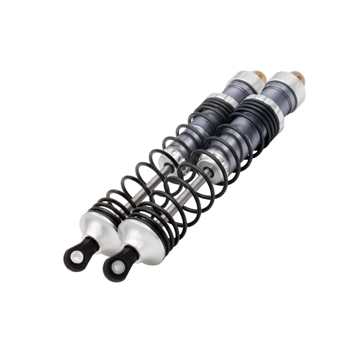 LCX Racing 1/7 RC Crawler Aluminum Front Rear Shock Set 143mm Black for Traxxas UDR Upgrades Parts Accessories