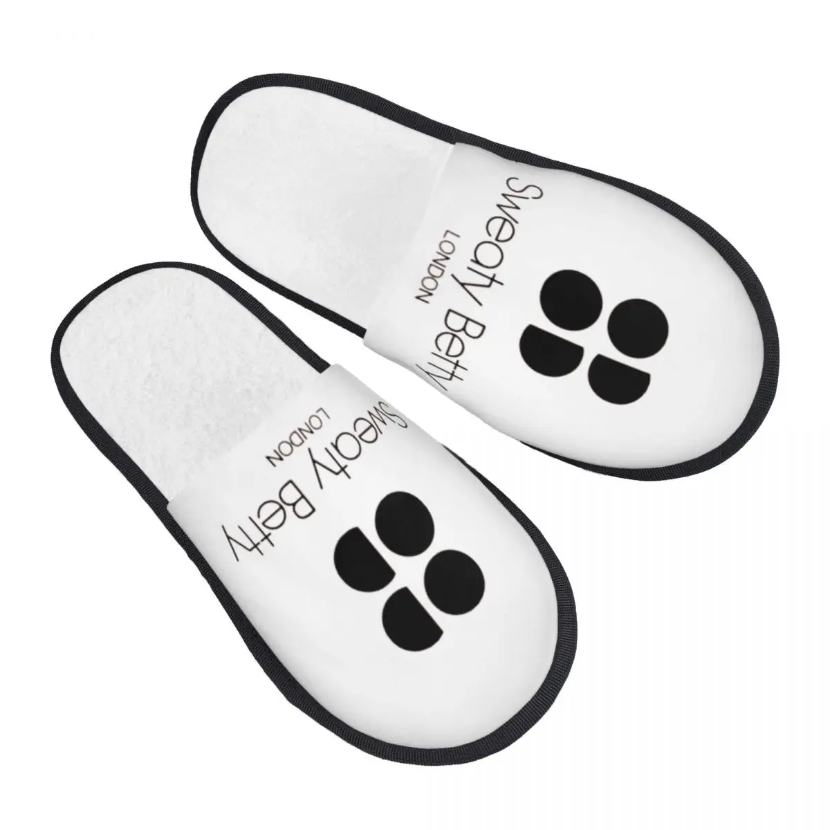 Custom Sweaty Bettys Logo Comfort Scuff With Memory Foam Slippers Women Bedroom House Shoes