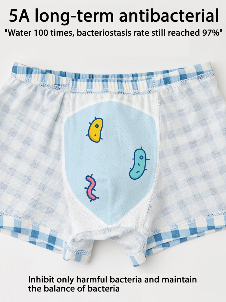 4 pcs/Lot Children\'s Underwear Kids Panties Underpants Cartoon Dog Puppy Comfortable Shorts Briefs Boxers For Boys