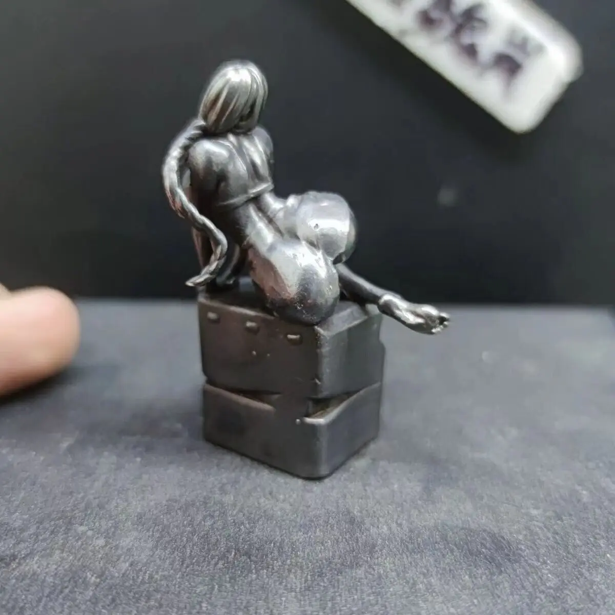 

Solid Brass Hot Sexy Girl Statue Art Beauty Model Decor Artworks Pendants