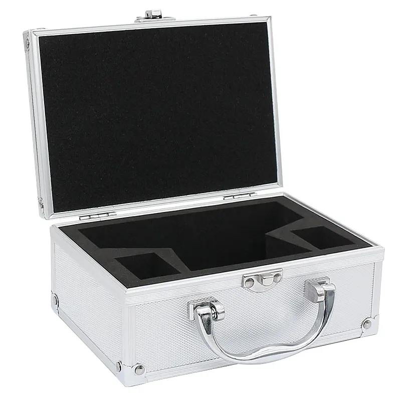 Aluminium Alloy Box Silver Color Suitcase for Glasses Dentist Surgical Loupe Eyeglasses Dental Binocular Magnifier with Lock