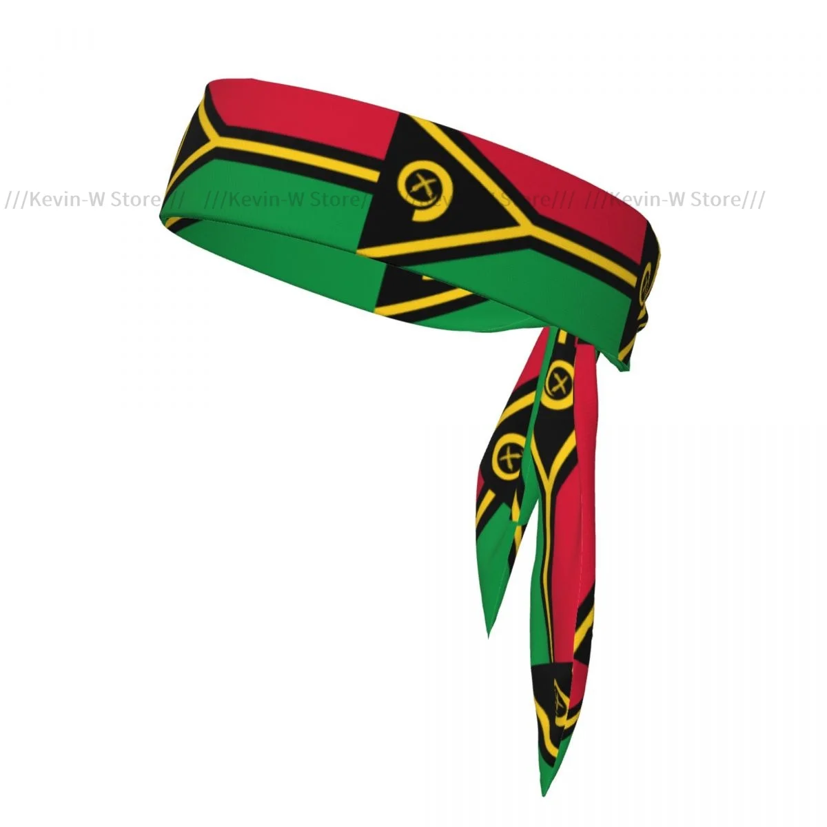 

Sweatband Bandanas Flag Of Vanuatu Hairband Head Tie Sports Headband Hair Accessories
