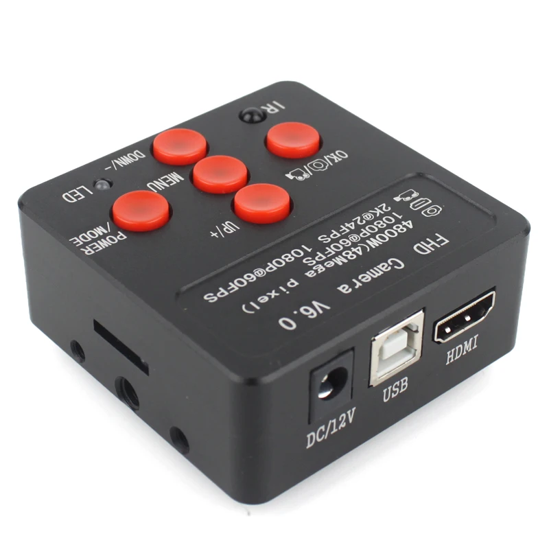 Imagem -02 - Hdmi Usb Industrial Eletrônico Digital Microscópio de Vídeo Câmera Lupa para o Reparo do Pwb do Telefone 1080p 60fps 2k 4800w 48mp