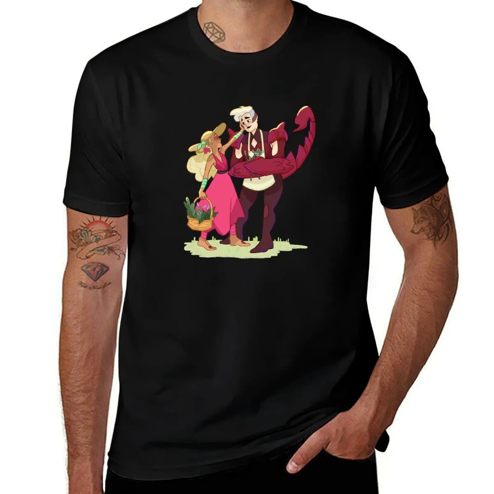 She-Ra Scorpia and Perfuma T-Shirt Aesthetic clothing customizeds mens cotton t shirts