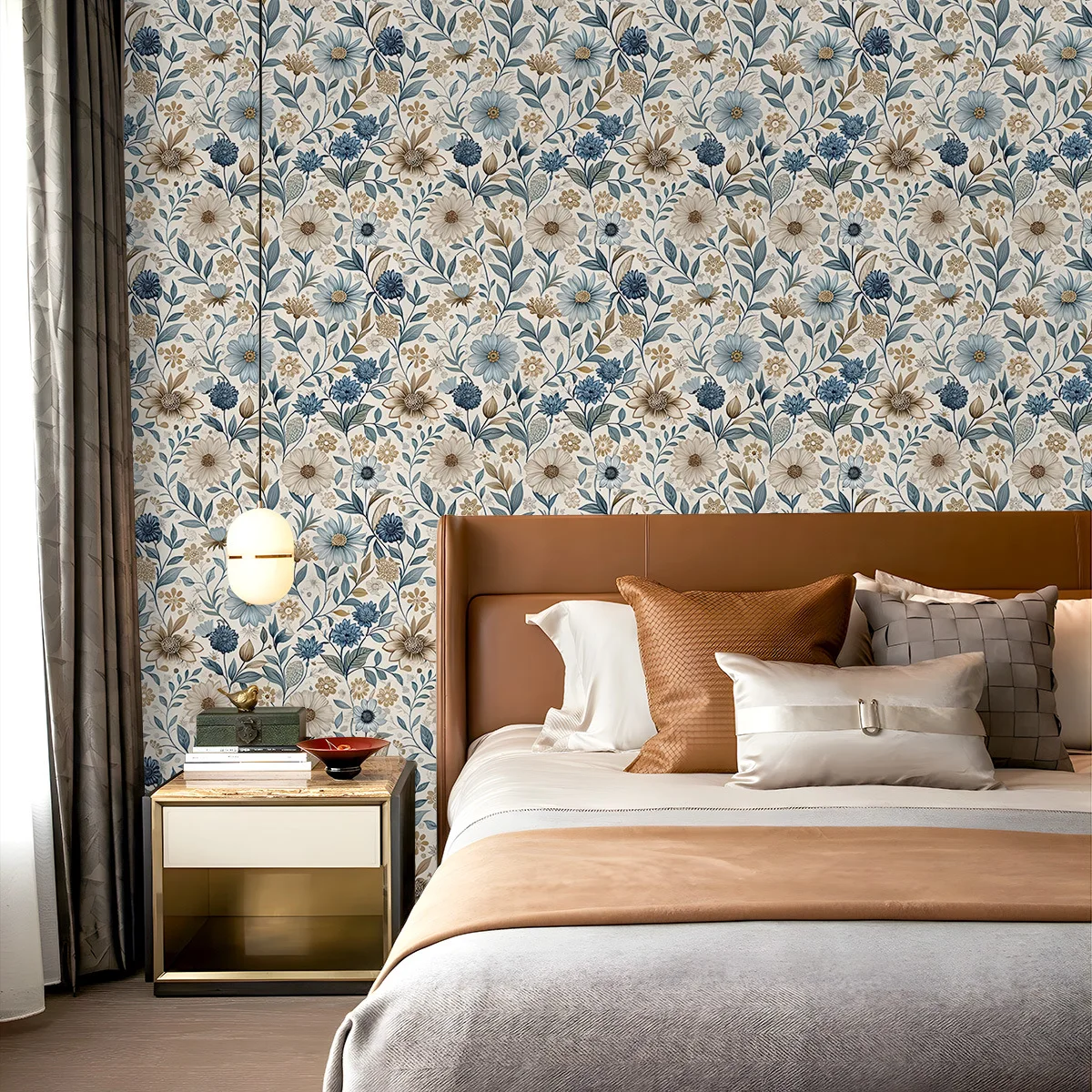 

Обои Peel and Stick Daisy, винтажные водонепроницаемые самоклеящиеся обои с цветочным принтом для декора кухонного шкафа