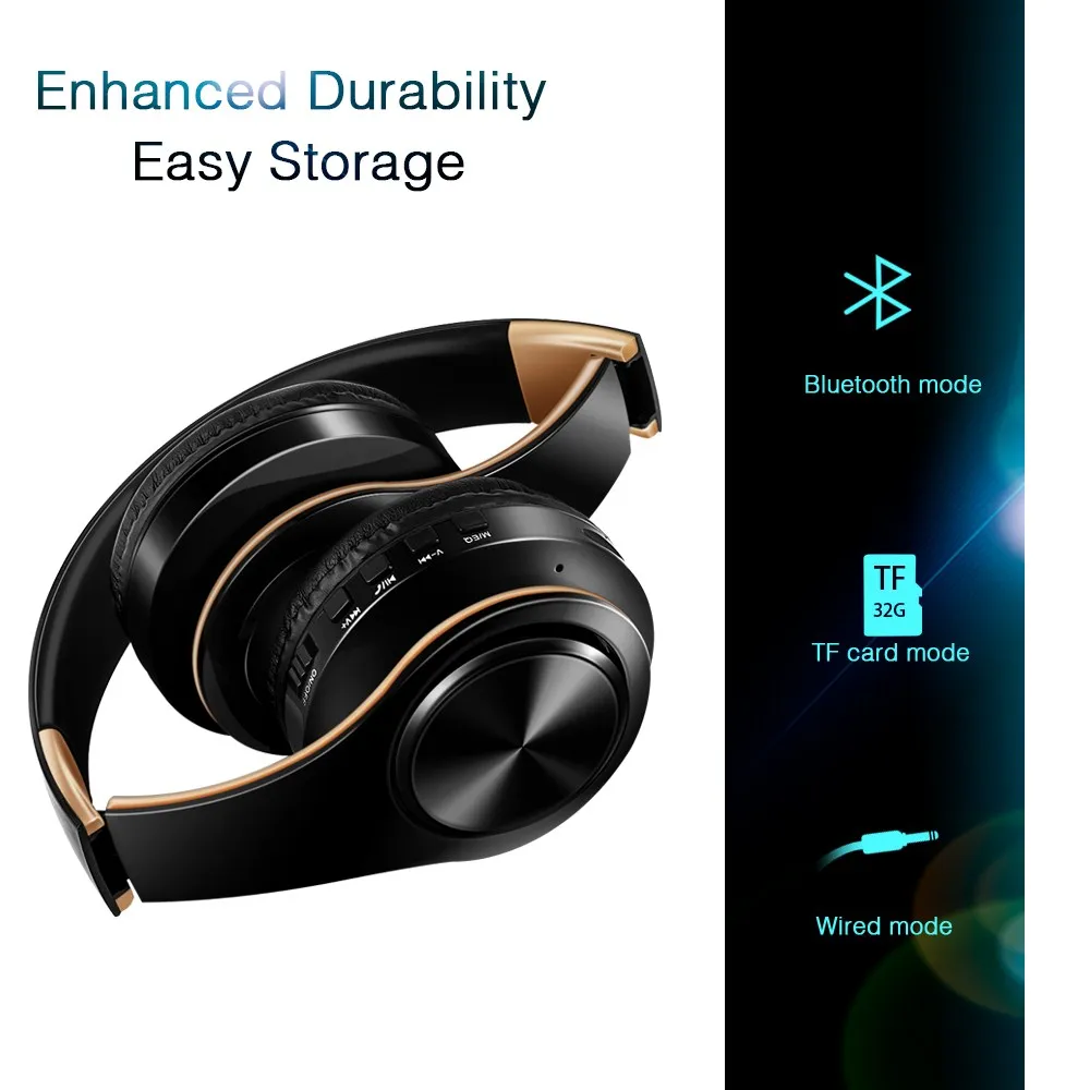 AYVVPII Lossless Player Bluetooth Headphones with Microphone Wireless Stereo Headset Music for Iphone Samsung Xiaomi mp3 Sports