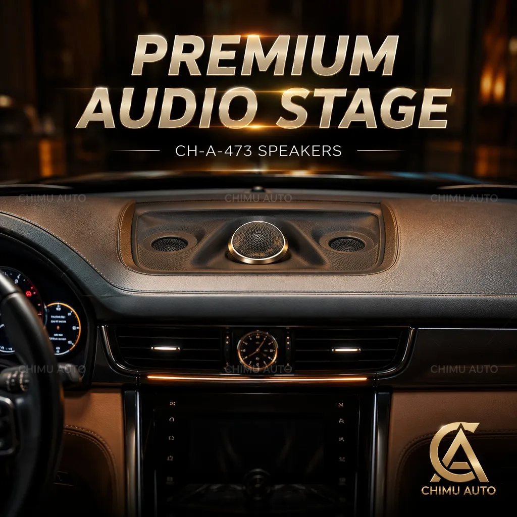 【CHIMU AUTO】 2 Inch 60mm Car Midrange Center Speaker 220W Peak Power Hi-Fi Audio Alto Tweeter Unit for Vehicle Upgrade