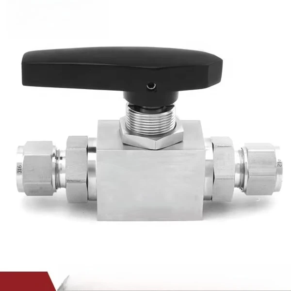 Válvula liga-desliga de bronze de aço inoxidável de alta pressão 2 3 vias com atuador pneumático