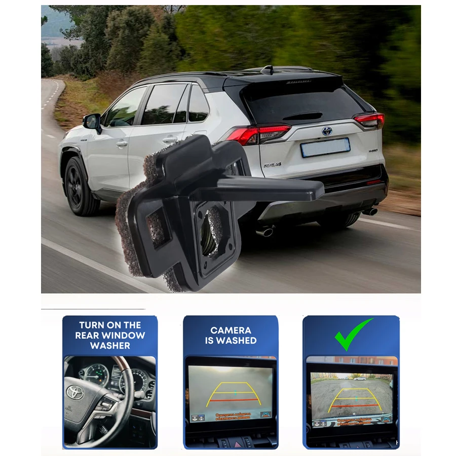 For Original Toyota RAV4 2019 2020 2021 2022 2023 2024 Reversing rear camera cleaner Jet auto Washer Nozzle Spray