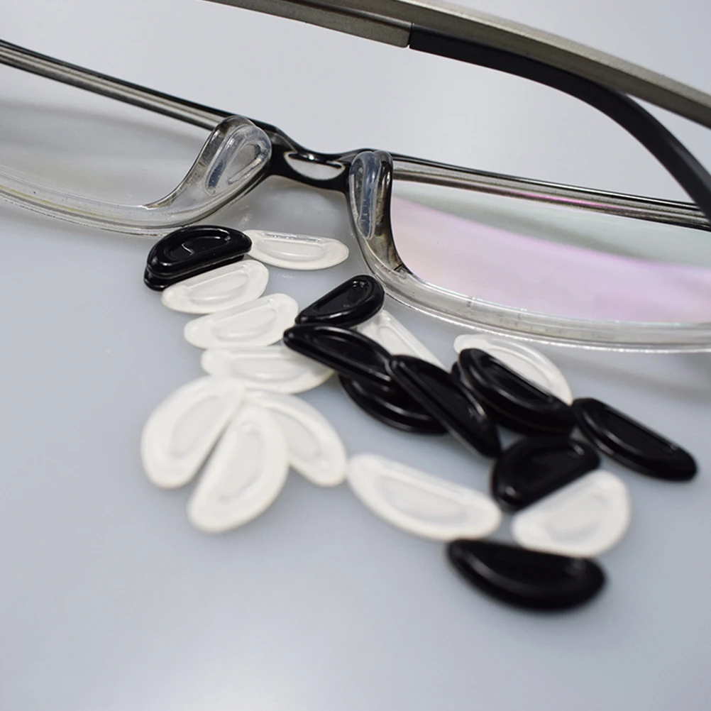 

20Pairs Glasses Nose Cushion Silicone Frame Pads Anti Slip Eyeglass Nose Support Replacement Comfortable Glasses Accessories