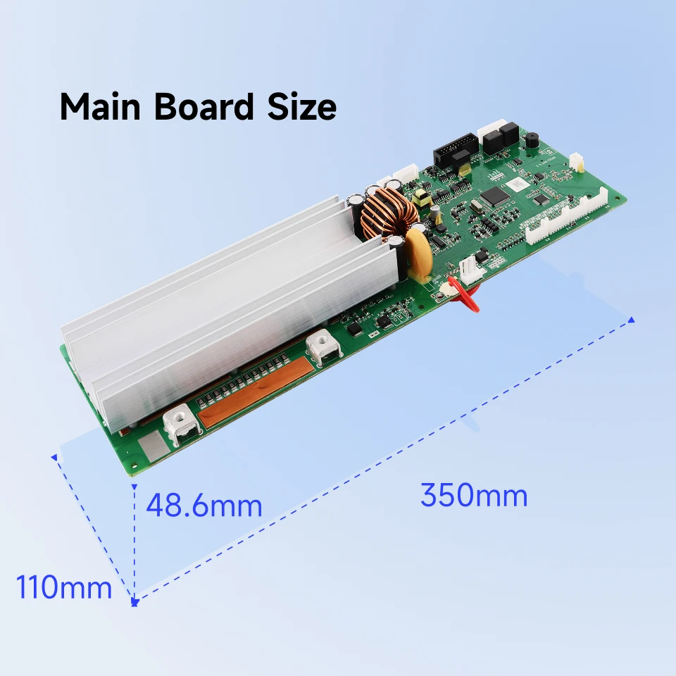 PACEex Smart Lifepo4 BMS 16S 48V 150A Protection Board for Household with 485/CAN Communication Current Limited 10A