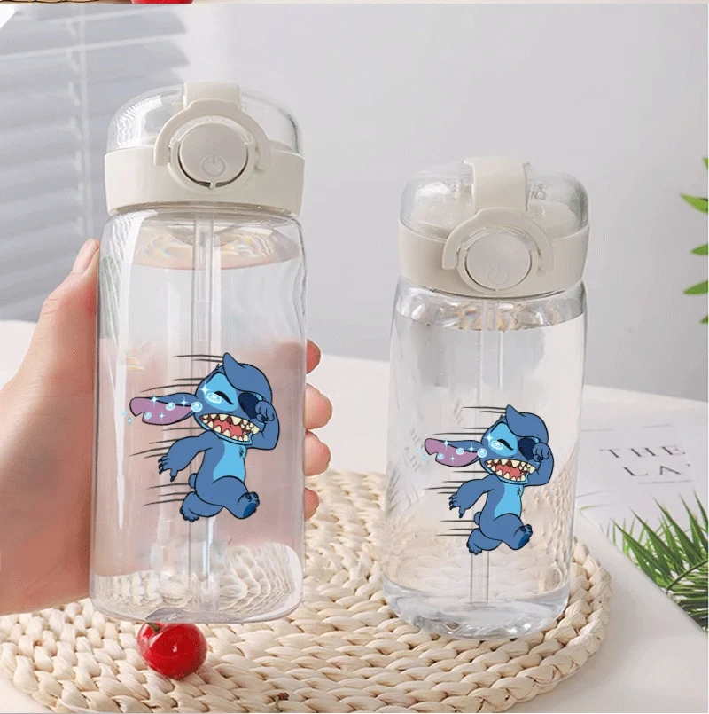 

Disney Lilo & Stitch аниме пластиковая чашка для воды большой емкости для детей и взрослых портативная студенческая чашка Disney Lilo Stitch милая