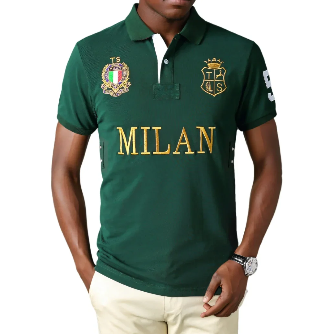 Classic Tokyo Men's Polo Shirt Handsome Good Quality Cotton Short