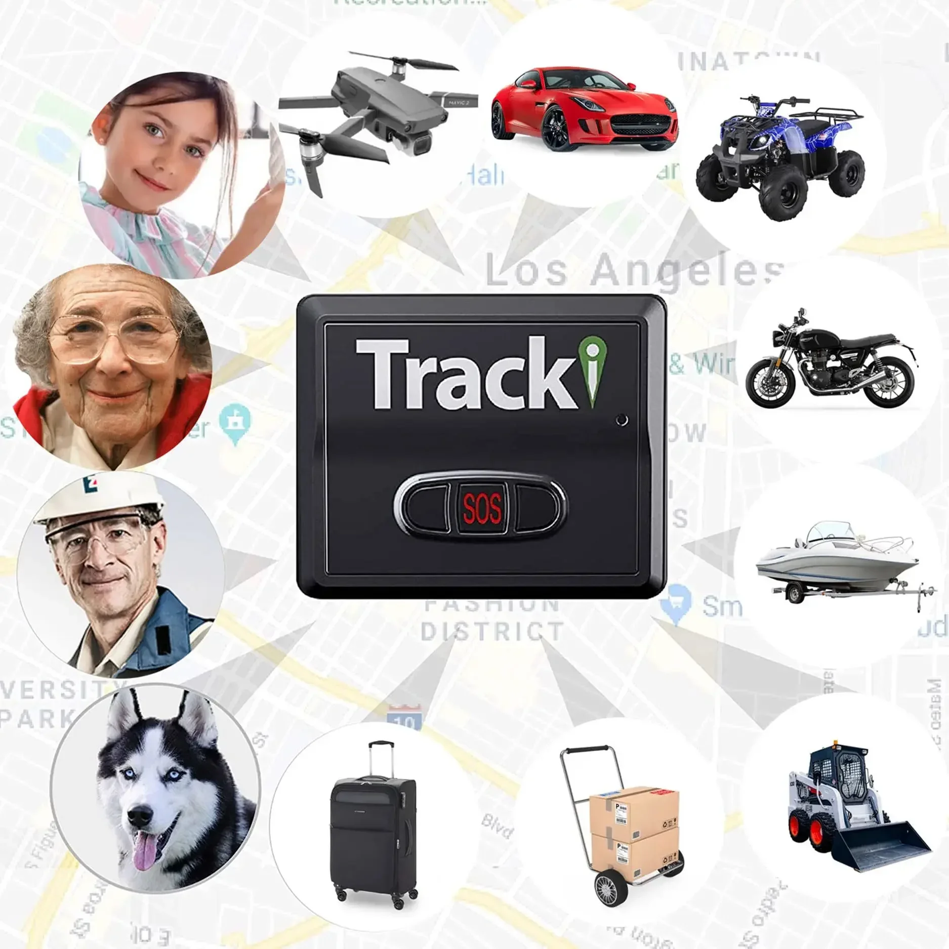 Micro magnetische GPS-tracker, voertuig motorfiets real-time anti-diefstal tracking monitor, persoonlijke anti-verlies positionering mini GPS