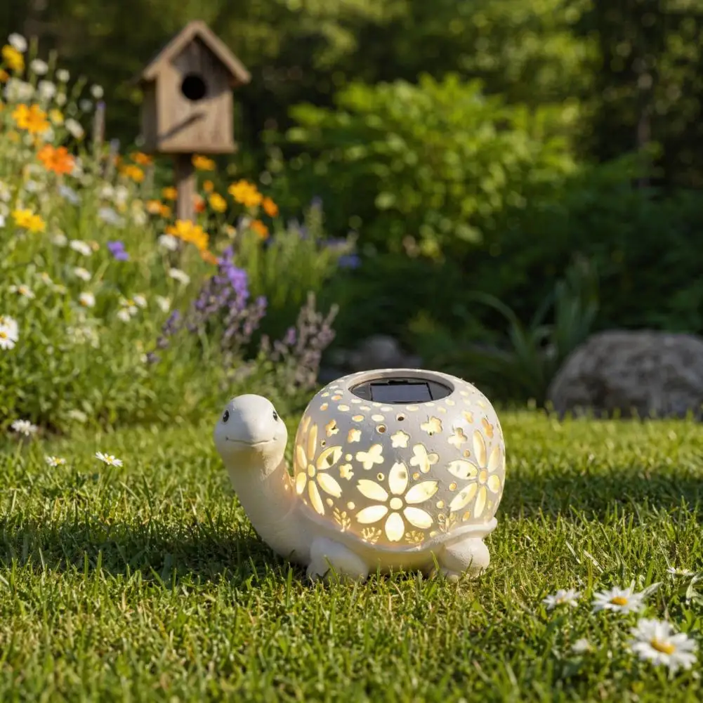 Solar Outdoor Statue Statue With Light Birthday Gift For Mom, Unique Female Gift, Garden Statue for Spring Decoration