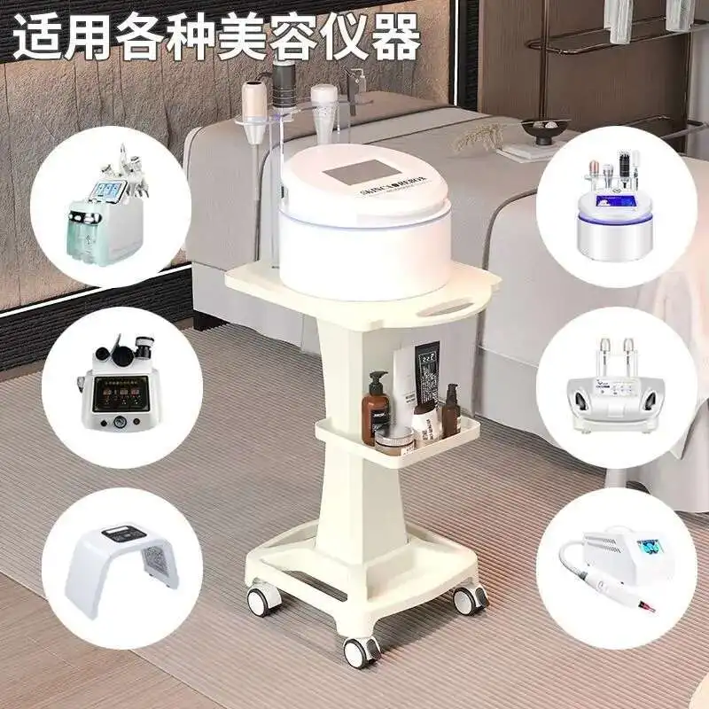 

Auxiliary Cart Trolley Beauty Salon Organizer With Wheels Storage Rolling Barber Tool Carrito De Almacenamiento Furniture