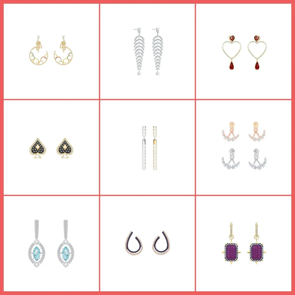 2024 Best-selling New Classic Fashion Earrings Jewelry Suitable for Party Women's Daily Wear, with A Variety of Clothing