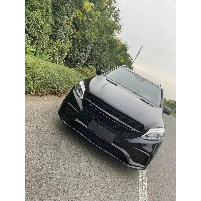 Modifica automatica per Mer cedes ML W166 2016 con griglia del faro del paraurti facelift per il bodykit dell'auto GLE W166
