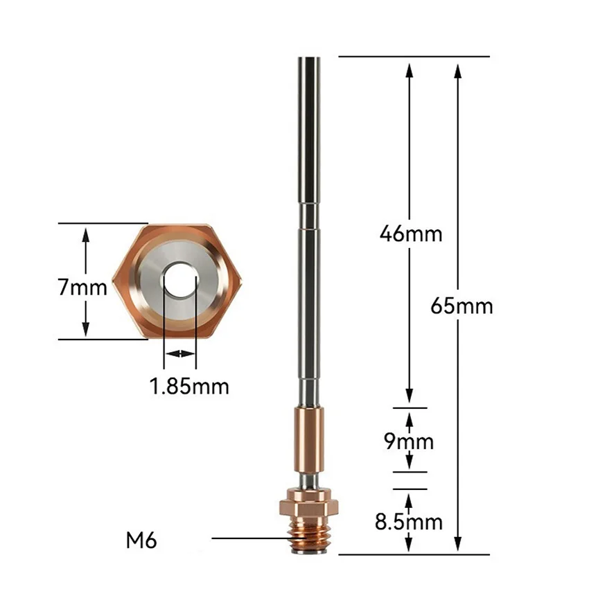 Hot-end Extruder Kit for i3 MK4 Nozzle Heater Block Tube Nozzle 3D Printing Accessories