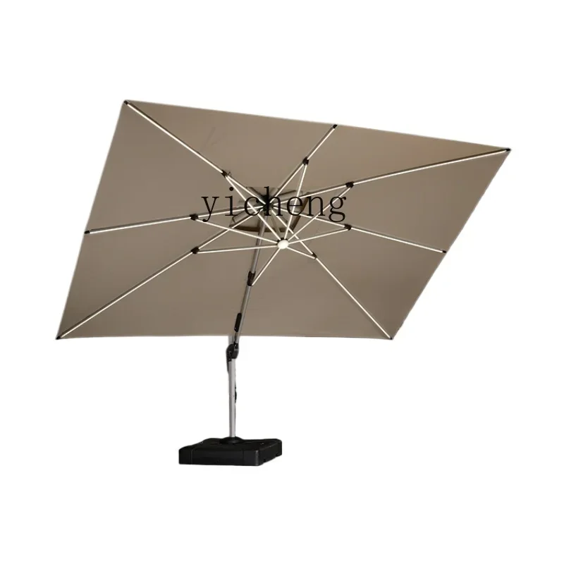 ZF Parasol Garden Outdoor Balcony Solar Sun Umbrella Outdoor Umbrella