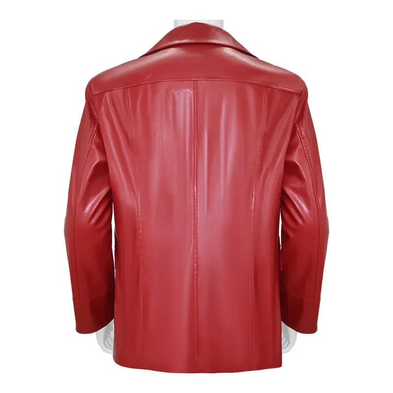 New Film, Leather Jacket, Outerwear, Role-playing Clothing, in Stock Clothing