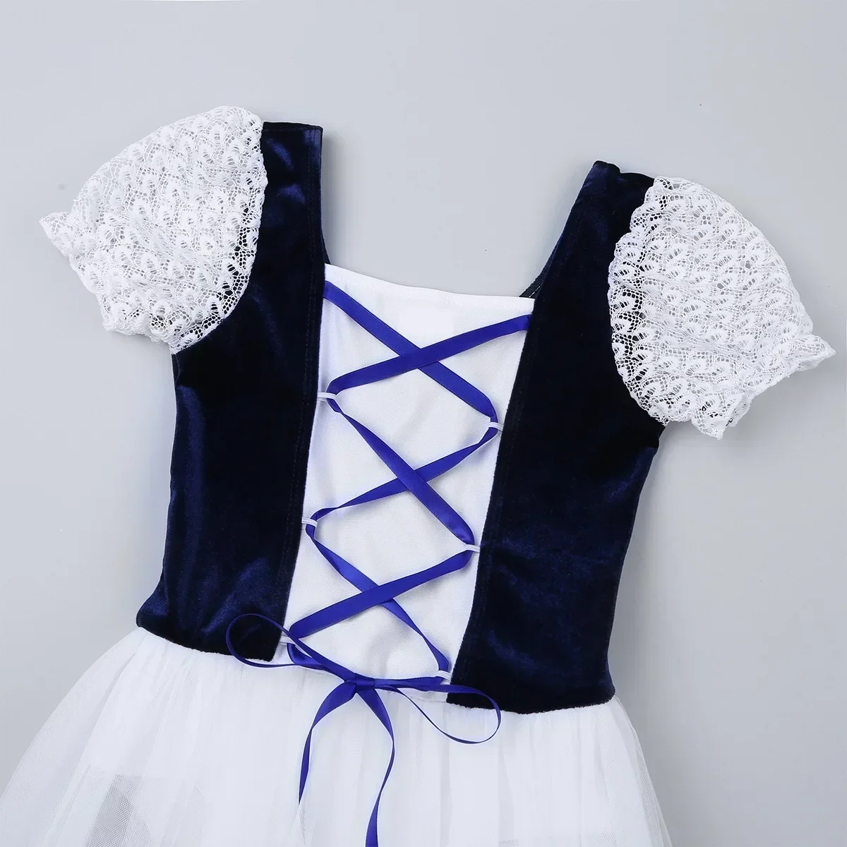 Romântico tutu giselle trajes de balé criança meninas velet longo tule patinação vestido bailarina ginástica collant patinação artística vestido