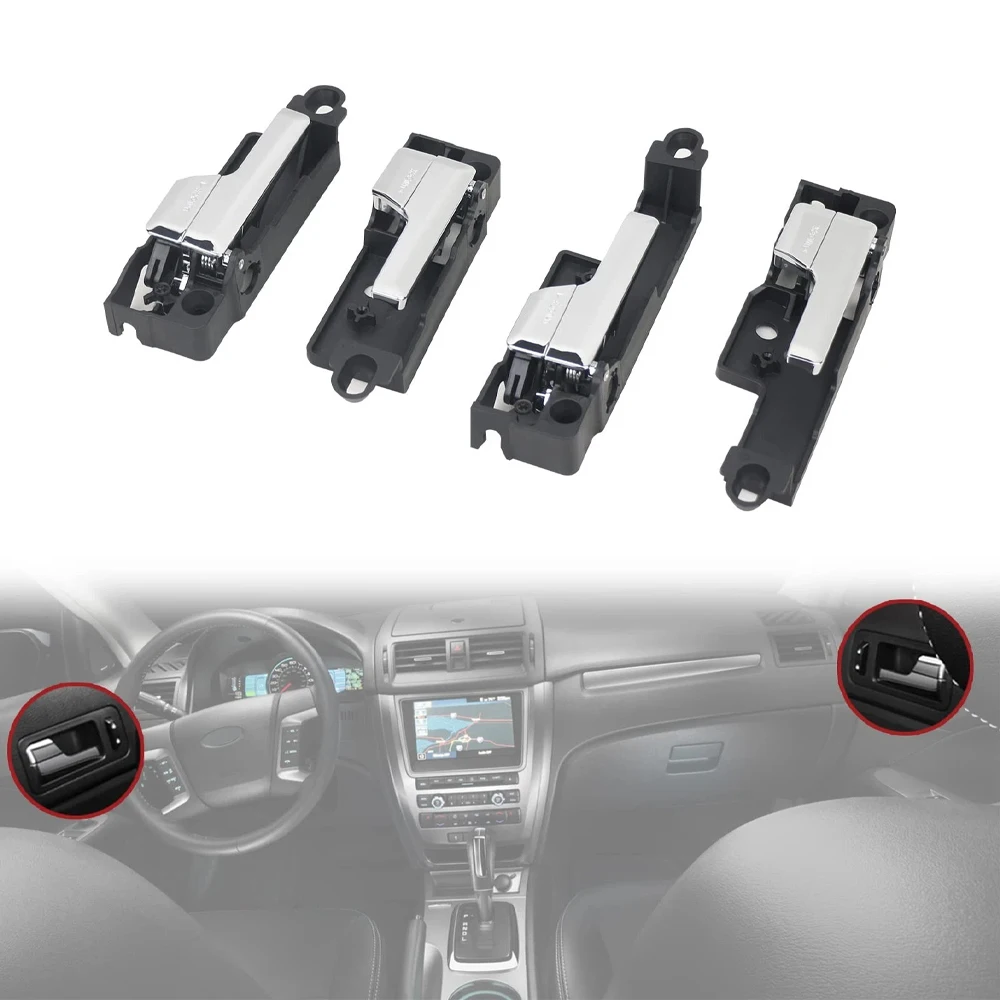Premium High Quality 4Pcs Interior Door Handle Set for 2006-2012 Ford Fusion Lincoln MKZ Zephyr Mercury Milan oem 81702CD