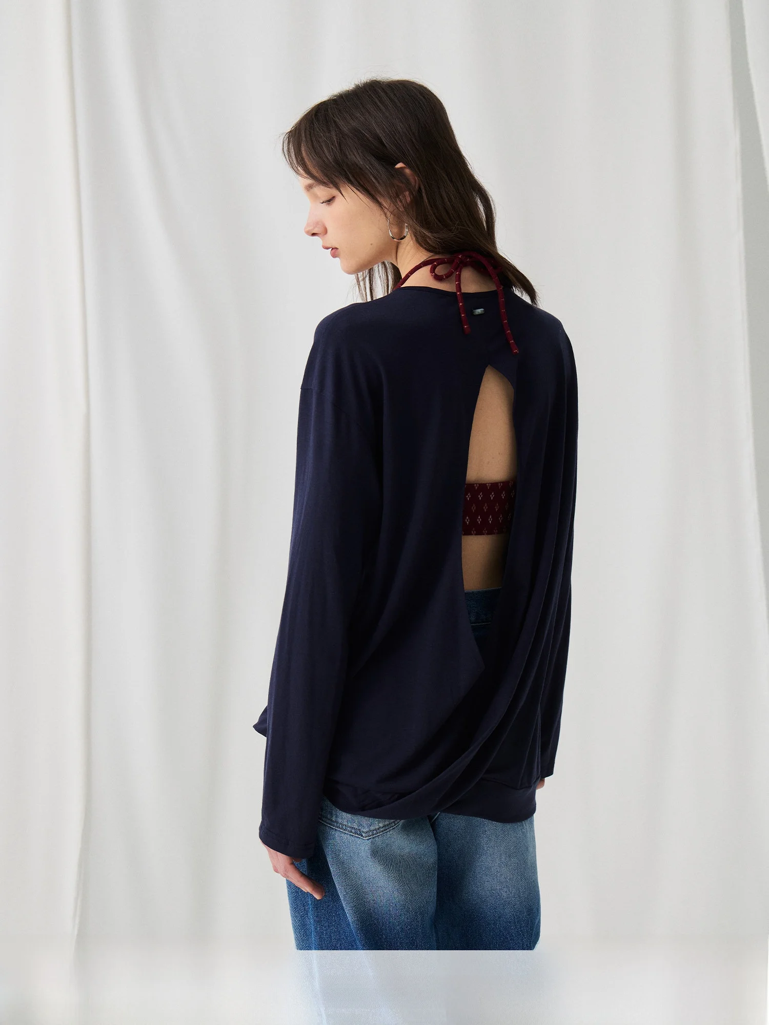 

Летняя дышащая футболка Billconch с круглым вырезом, свободного кроя, с перфорацией и вентиляционными отверстиями, повседневный женский топ