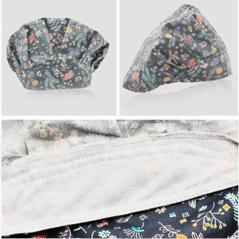 Working Hats Women Men Workshop Hair Cover Caps Hat Chef Hat Kitchen Cooking Catering Hair Net Hotel Restaurant Work Accessories