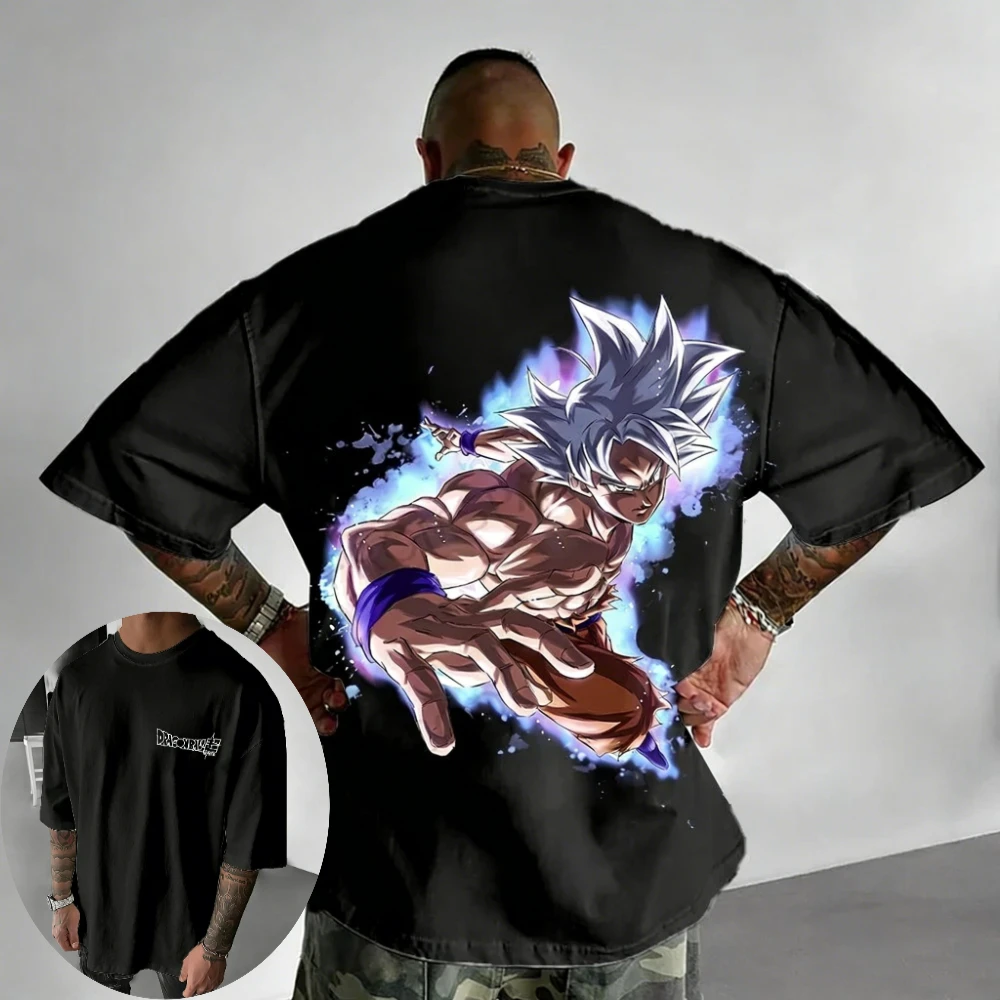 Dragon Ball Herren- und Damen-T-Shirts, Piccolo Son Gohan Anime-T-Shirt, Sommer-T-Shirt für Jungen, kurze Ärmel, Übergröße, Eltern-Kind-Outfits