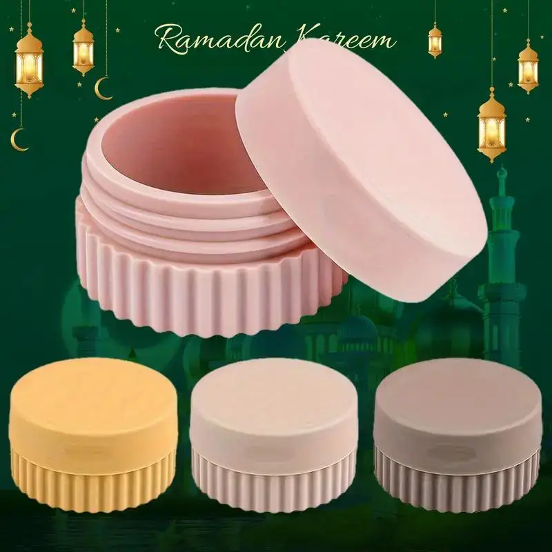 Tarro recargable portátil de 20ML para gel, lociones y cremas, contenedor humectante a prueba de fugas, Mini crema de joyería de viaje compacta