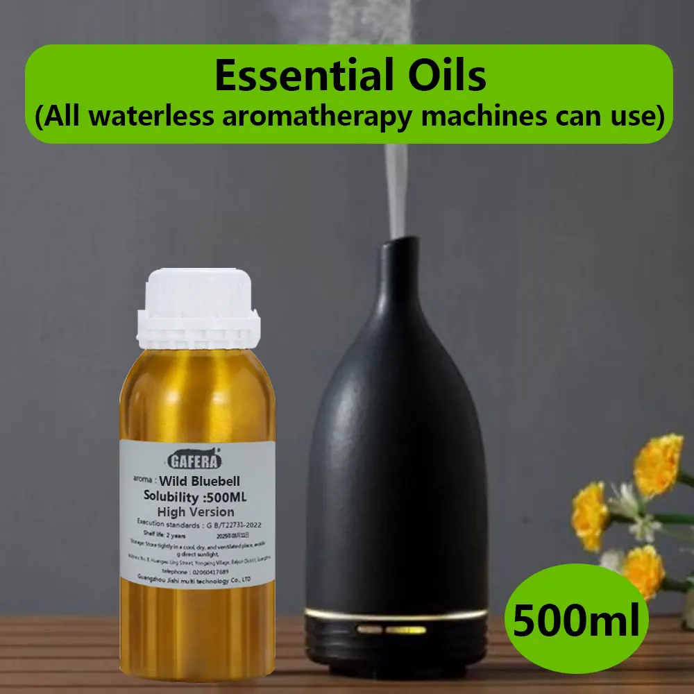 

GAFERA 500ml Cedar Bluebell English Pear Freesia Essential Oil-Diffuser Oil-Compatible With All Waterless Fragrance Oil Diffuser