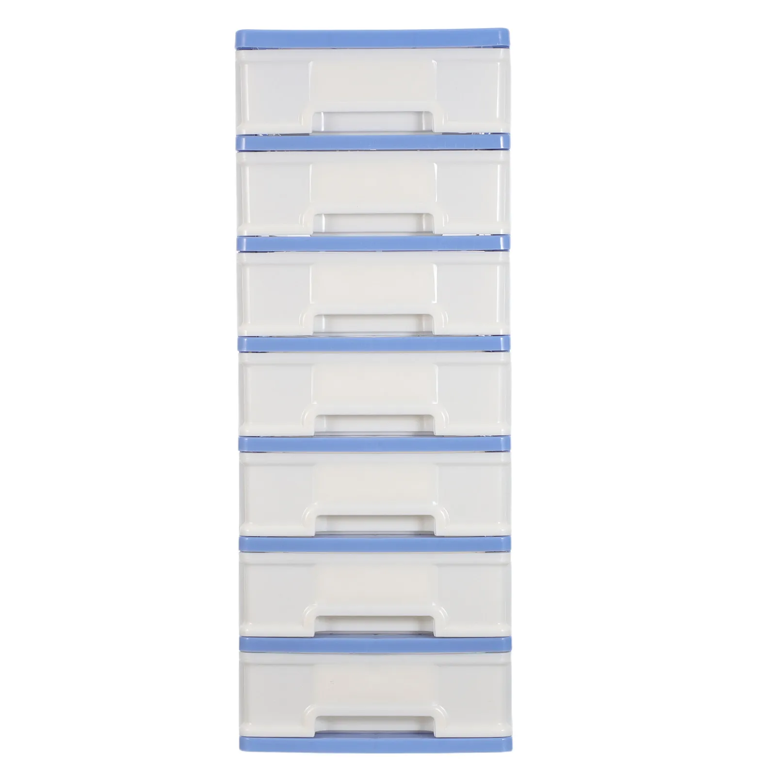 

Small Plastic Drawer Storage Cabinet Multi Layer Desktop Organizer Stationery Craft Container 13.8x6.7x5 Blue Plastic