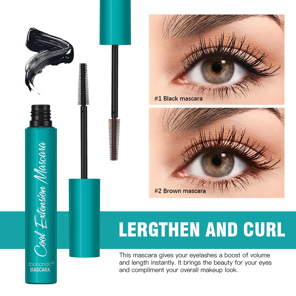 Ibcccndc New Version Of Green Tube Mascara Natural Lengthening Curling Lasting Shaping Black Mascara