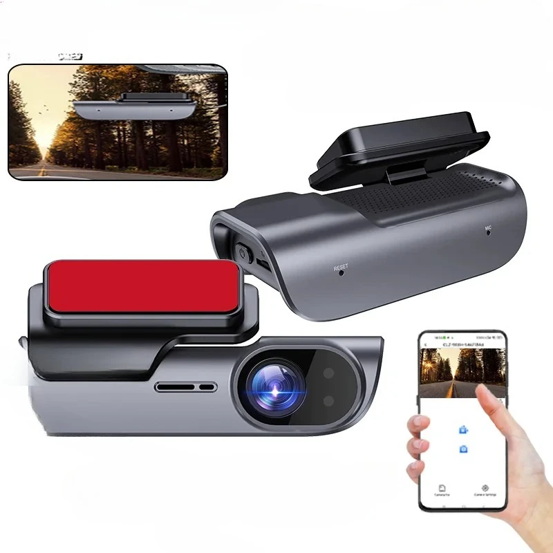 

E-ACE 4K Car Dash Camera UHD Recording Car DVR Night Vision Video Recorder DashCam With GPS Wi-Fi Support 24H Parking Monitoring