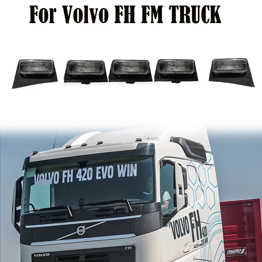 24V LED white Lights For Volvo FH FM TRUCK Cab Top Signal lights For Volvo Sunvisor Light OEM 82349221 82348508 82349220