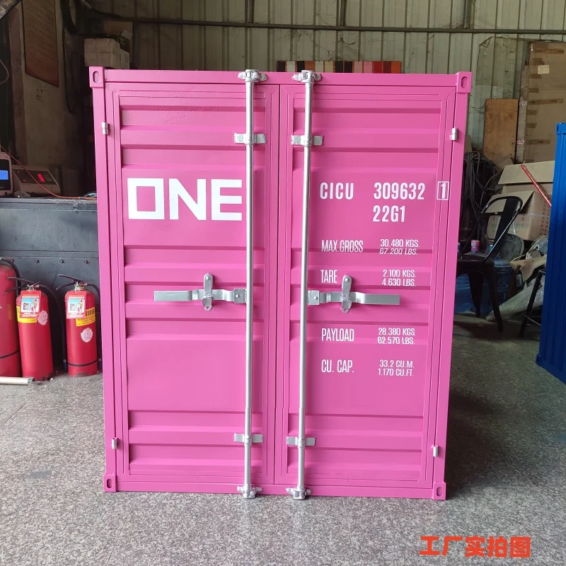

Industrial style container locker wrought creative storage cabinet shoe cabinet Internet celebrity custom cabinet