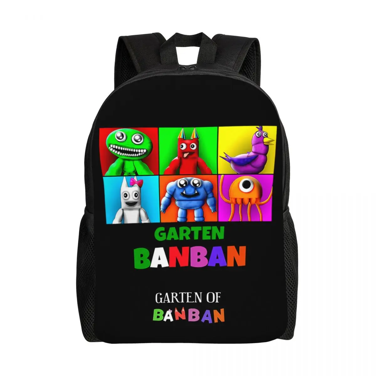 

Garten Of Banban Backpack Cartoon Anime Daily Backpacks Boy Girl Designer Print High School Bags Elegant Rucksack