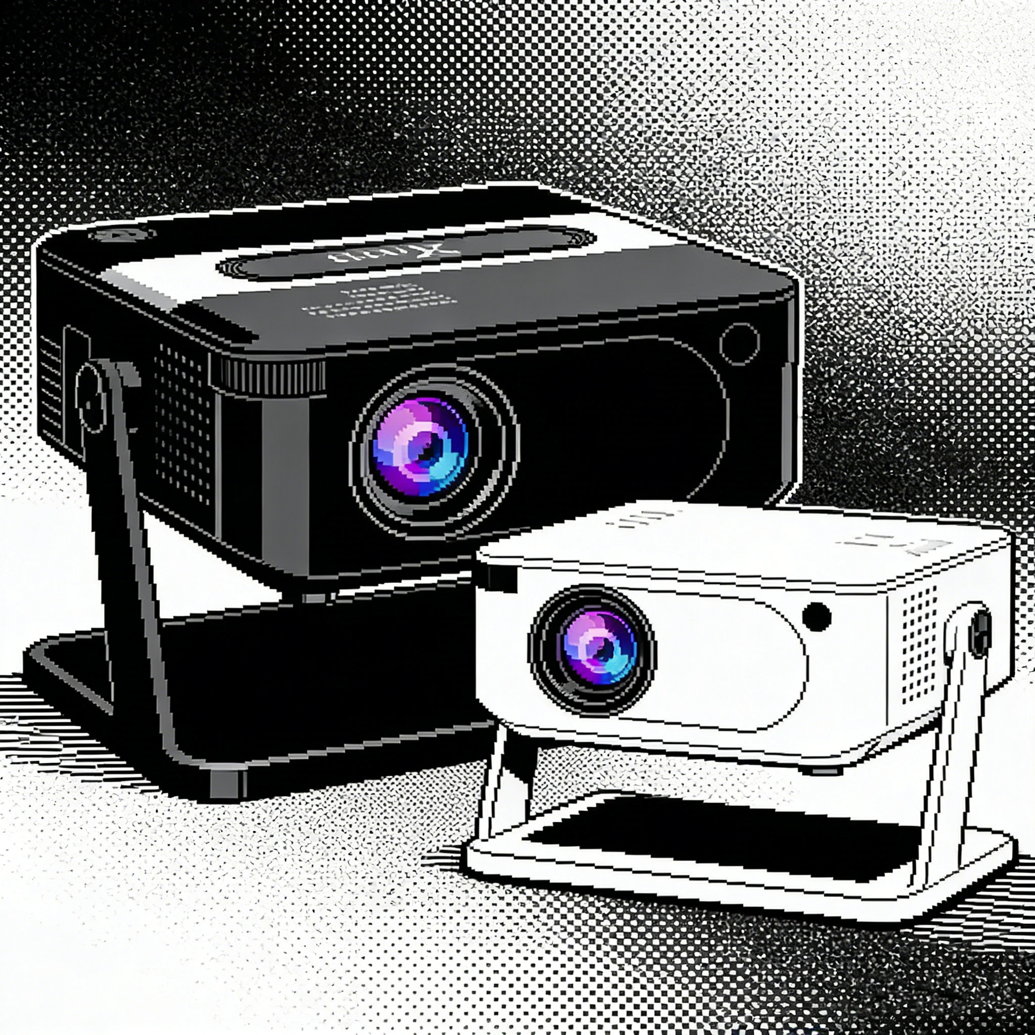 Проектор Xnano HA109 300 ANSI – обзор и цена 4K Smart Projector Android 11 Wifi 6