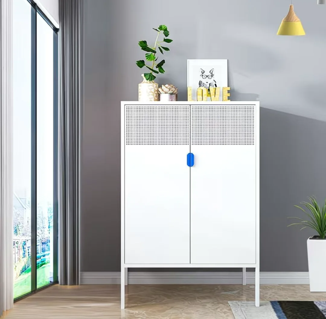 Modern Design Metal Storage Cabinet Restaurant Buffet Tableware Cabinet Desktop Steel Living Room Dressing Room Home Furniturepr
