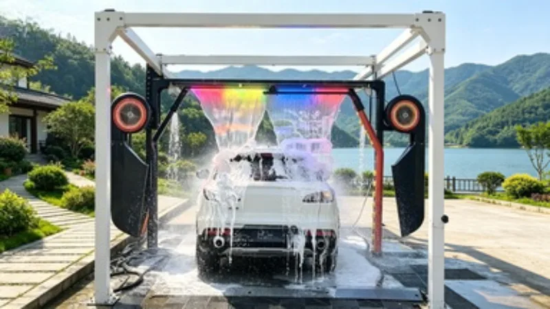 Factory Price 360 Touchless Fully Automatic Car Wash Machine Automatic Car Washing Machinery With 6 Dryers
