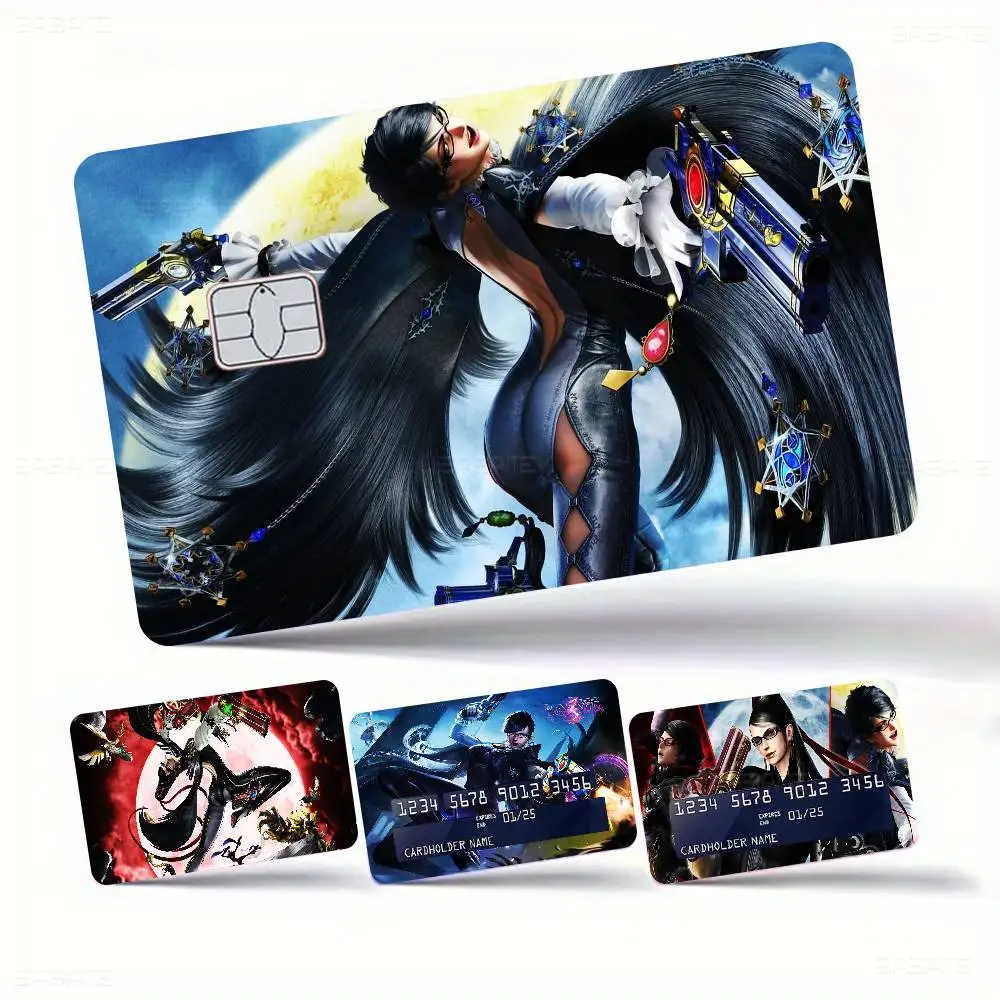 G-Game B-bayonetta 3 100% Hot Sale Amine Credit Debit Bank Card Bus Card Film Skin Sticker