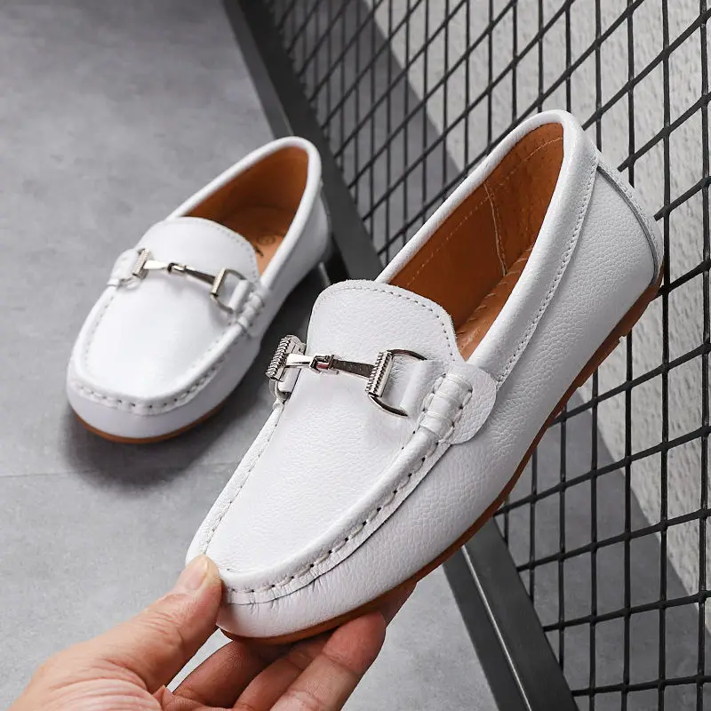 Boys Girls Children Loafers Flats Popular Hollow Out Kids Shoes Expression Formal Occasion Party Shoes