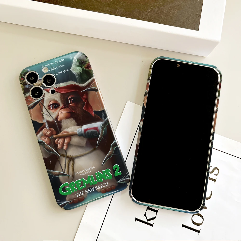 Gremlins Film Phone Case For IPhone 16 15 14 13 12 11 Plus Pro Max Mini Glossy HD Hard Cover Film Shell